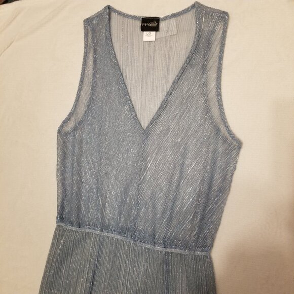 Elegant Blue Women's Swim Coverup - Picture 2 of 11